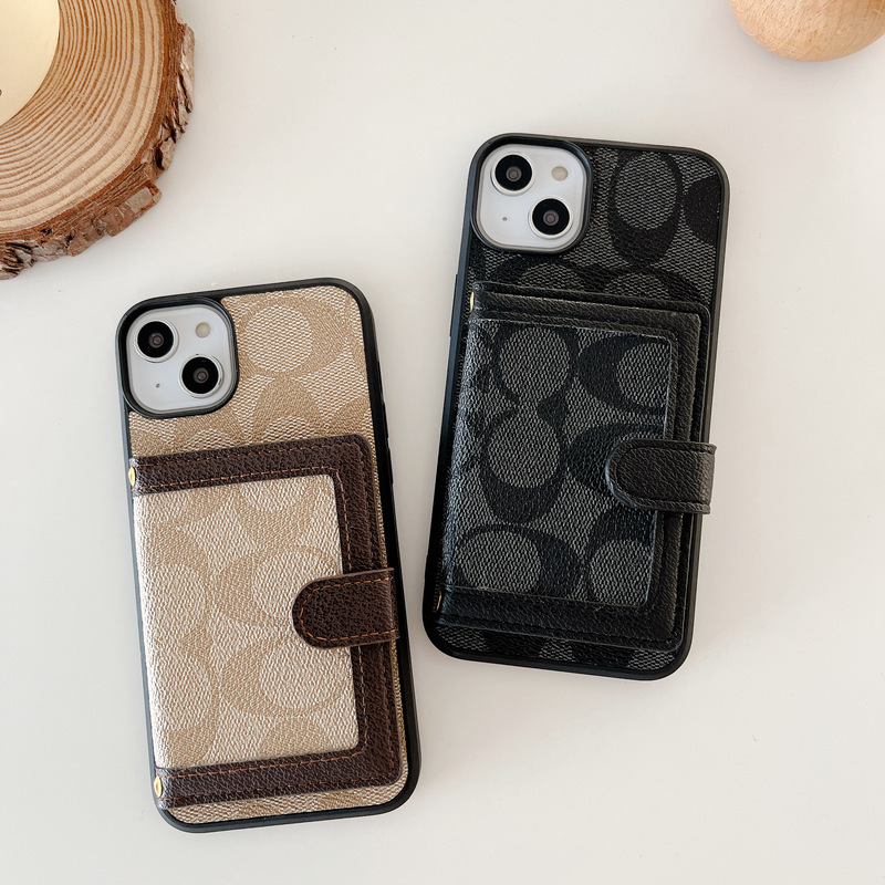 CH iPhone Case With Wallet And CHrossbody Strap White -XK240402-GTOCASE