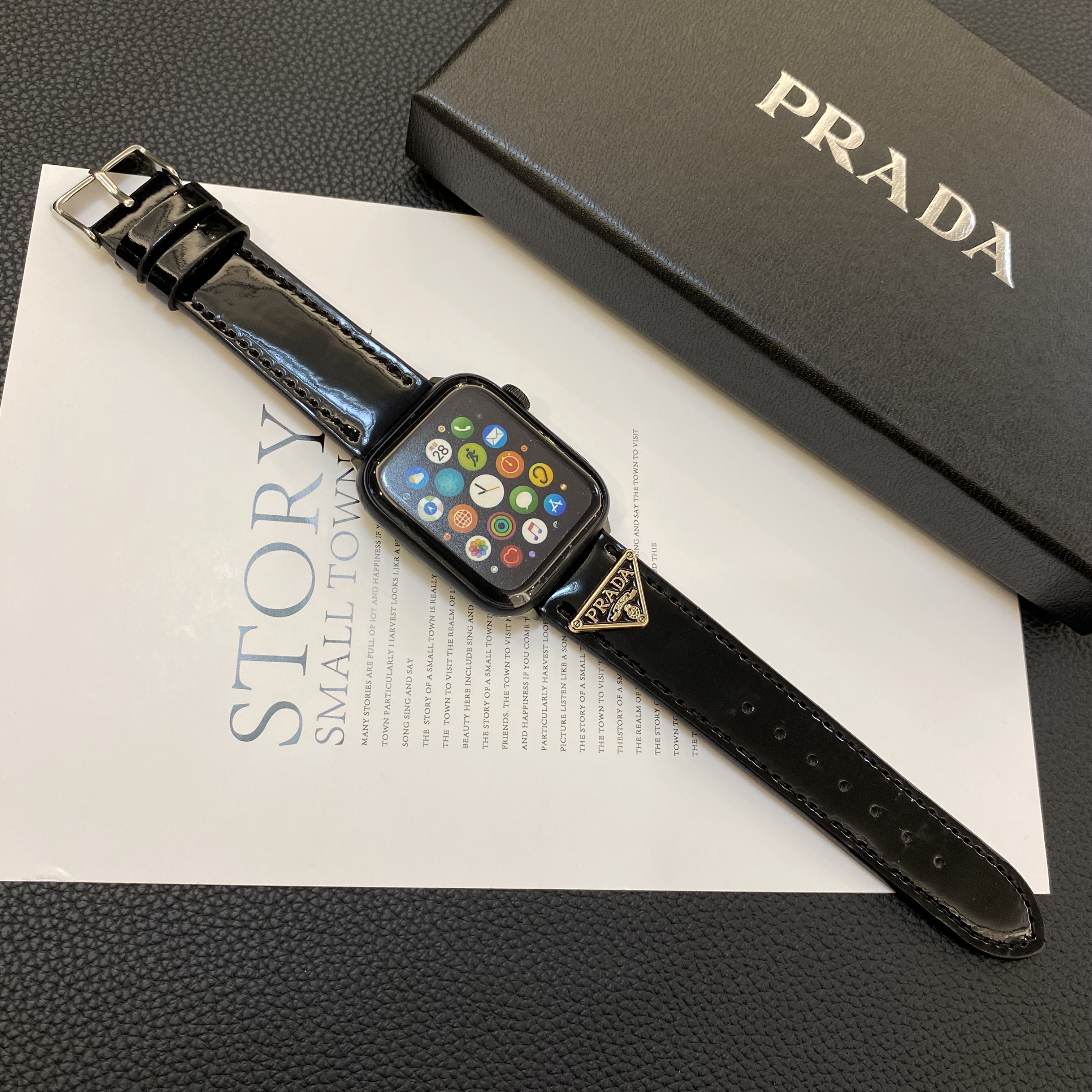 PR Apple Watch Band Black-LPK240509-GTOCASE