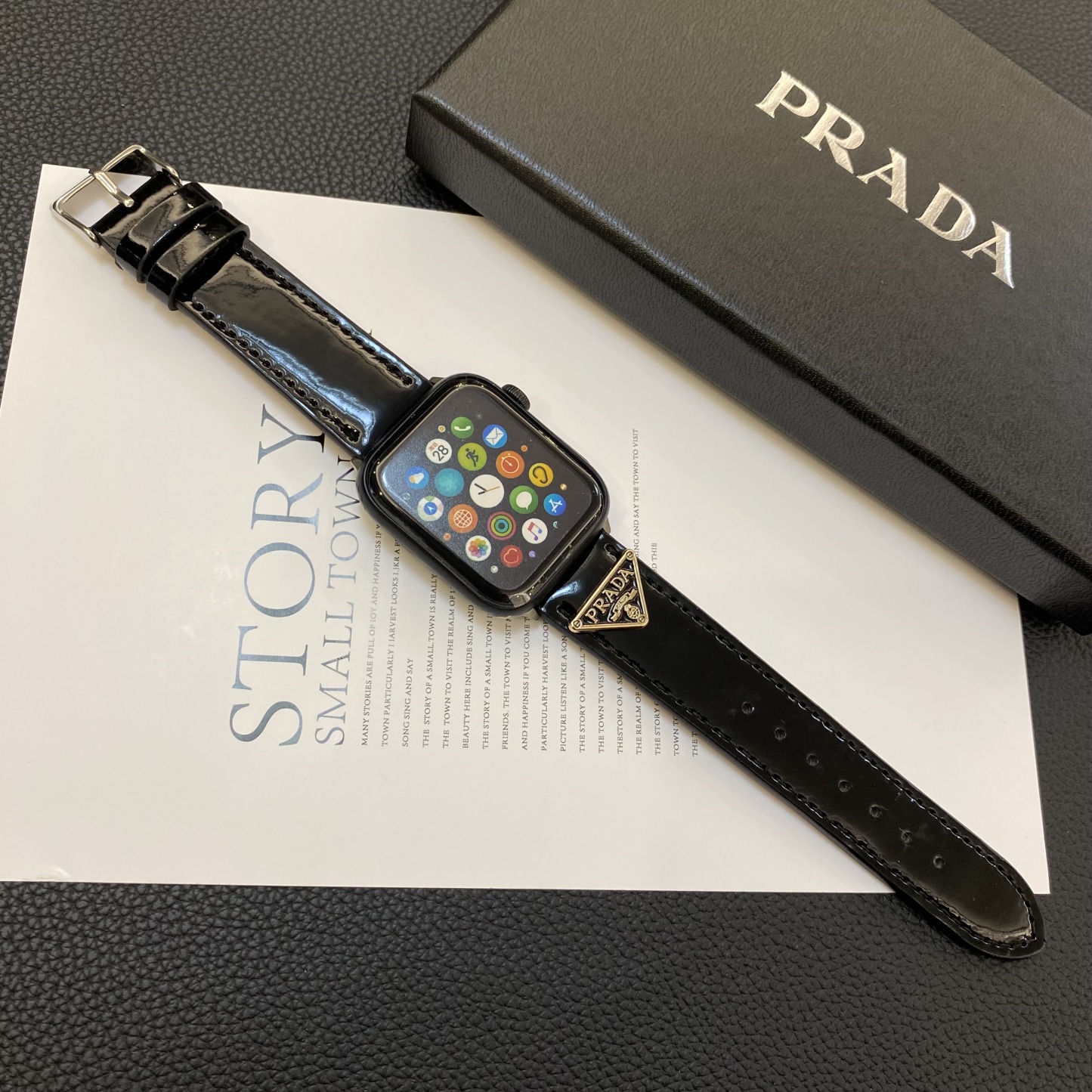 PR Apple Watch Band Black-LPK240509-GTOCASE