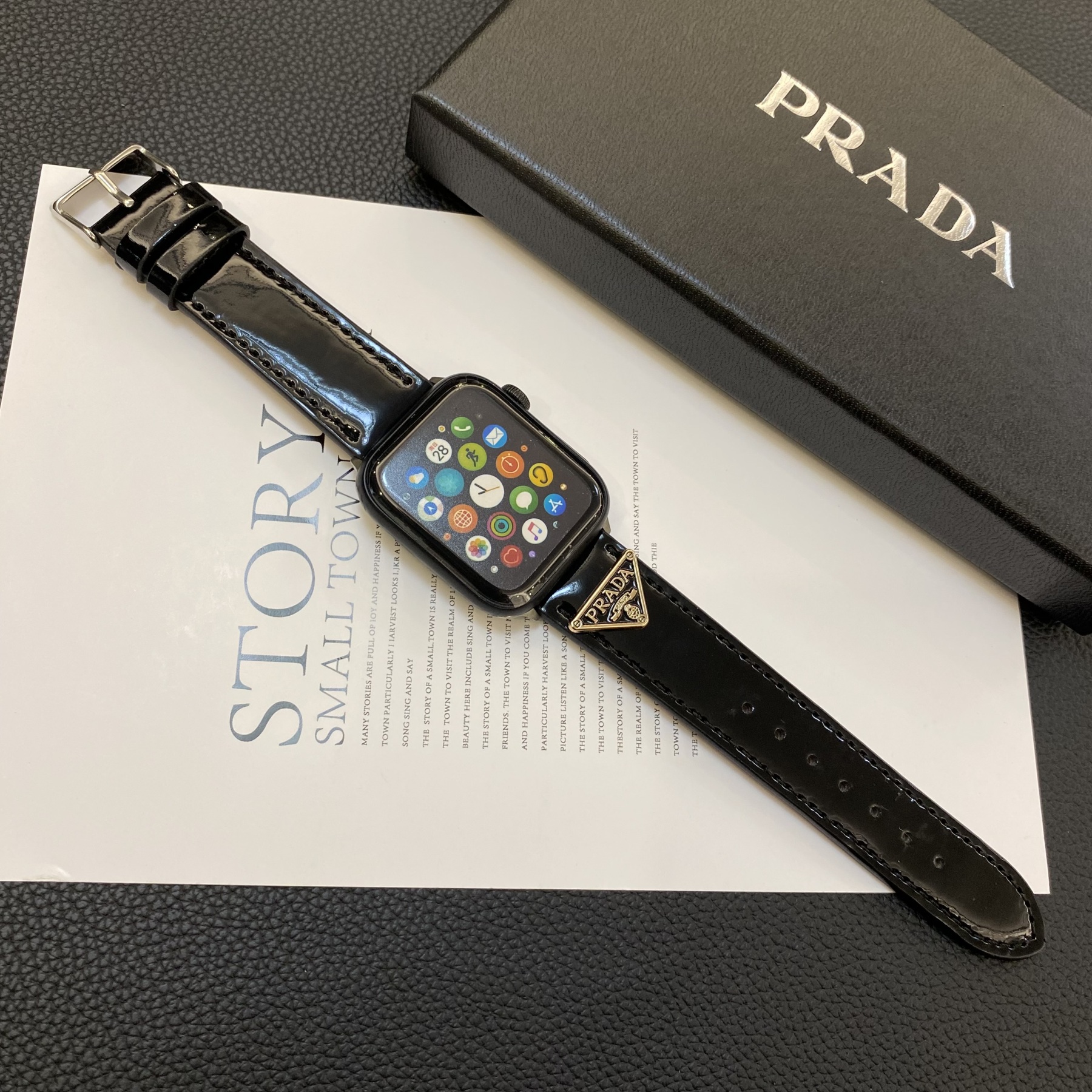 PR Apple Watch Band Black-LPK240509-GTOCASE