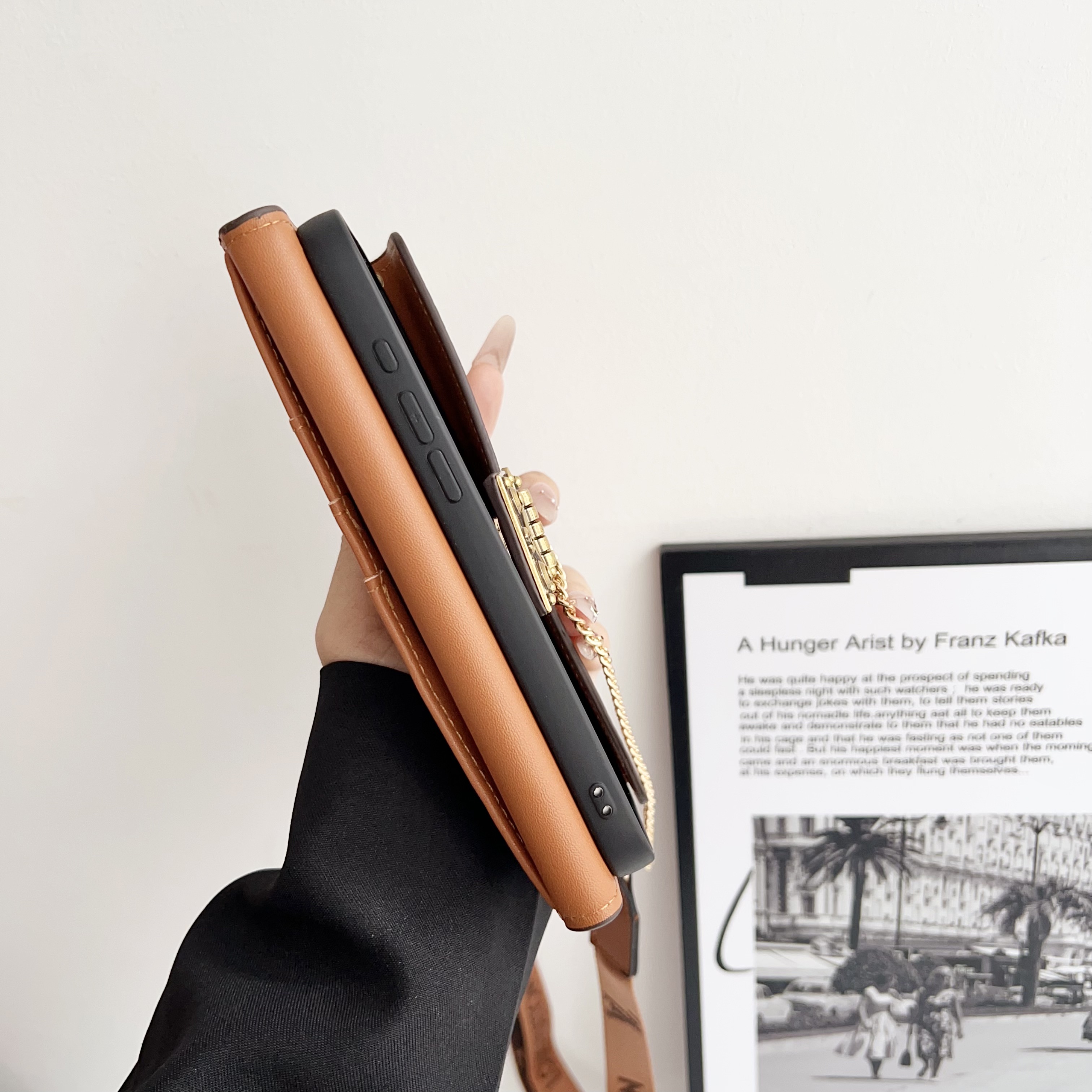 Monogram iPhone Case With Wallet And Strap-CLK250801