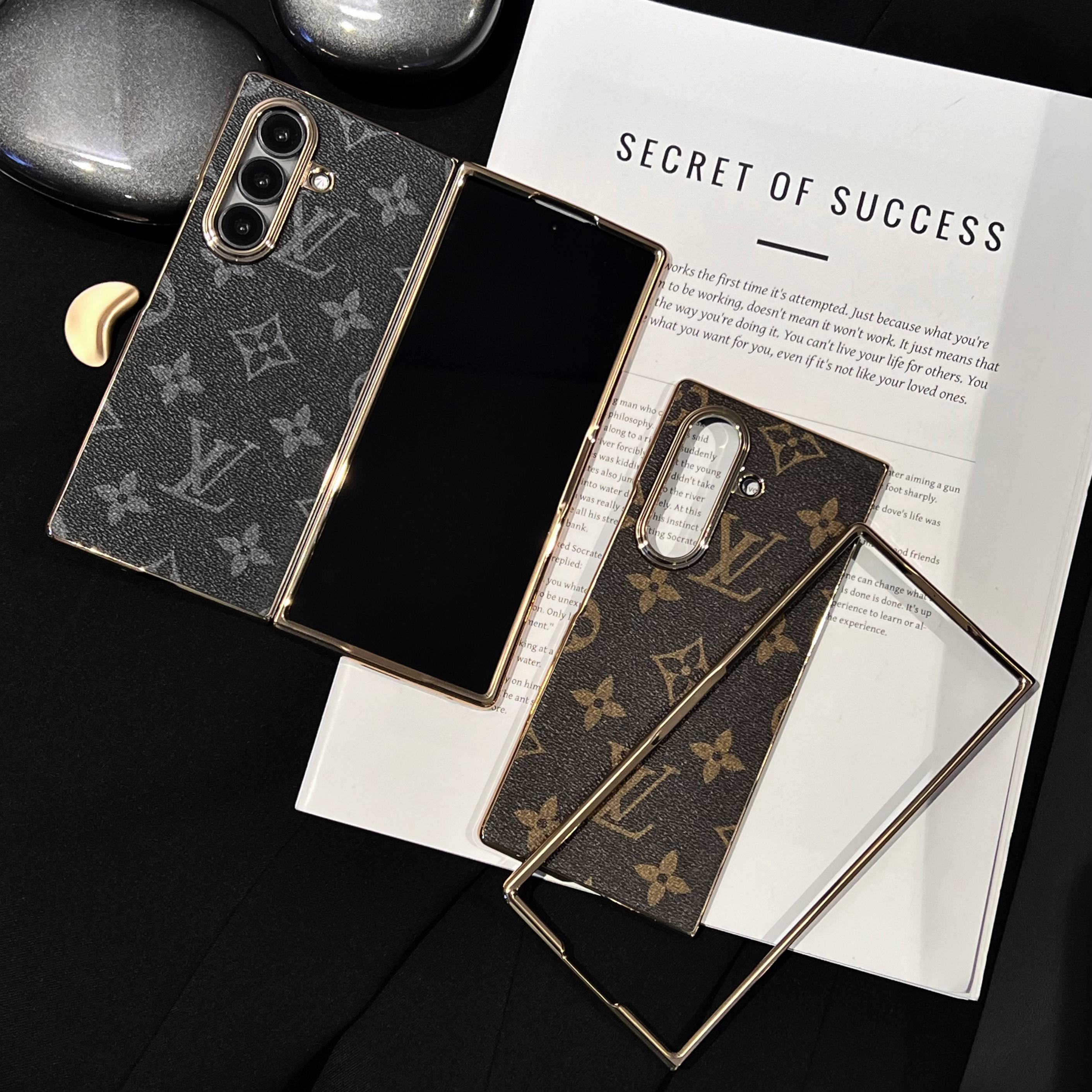 High-quality Monogram Samsung Galaxy Z Fold Series Case-GELV104