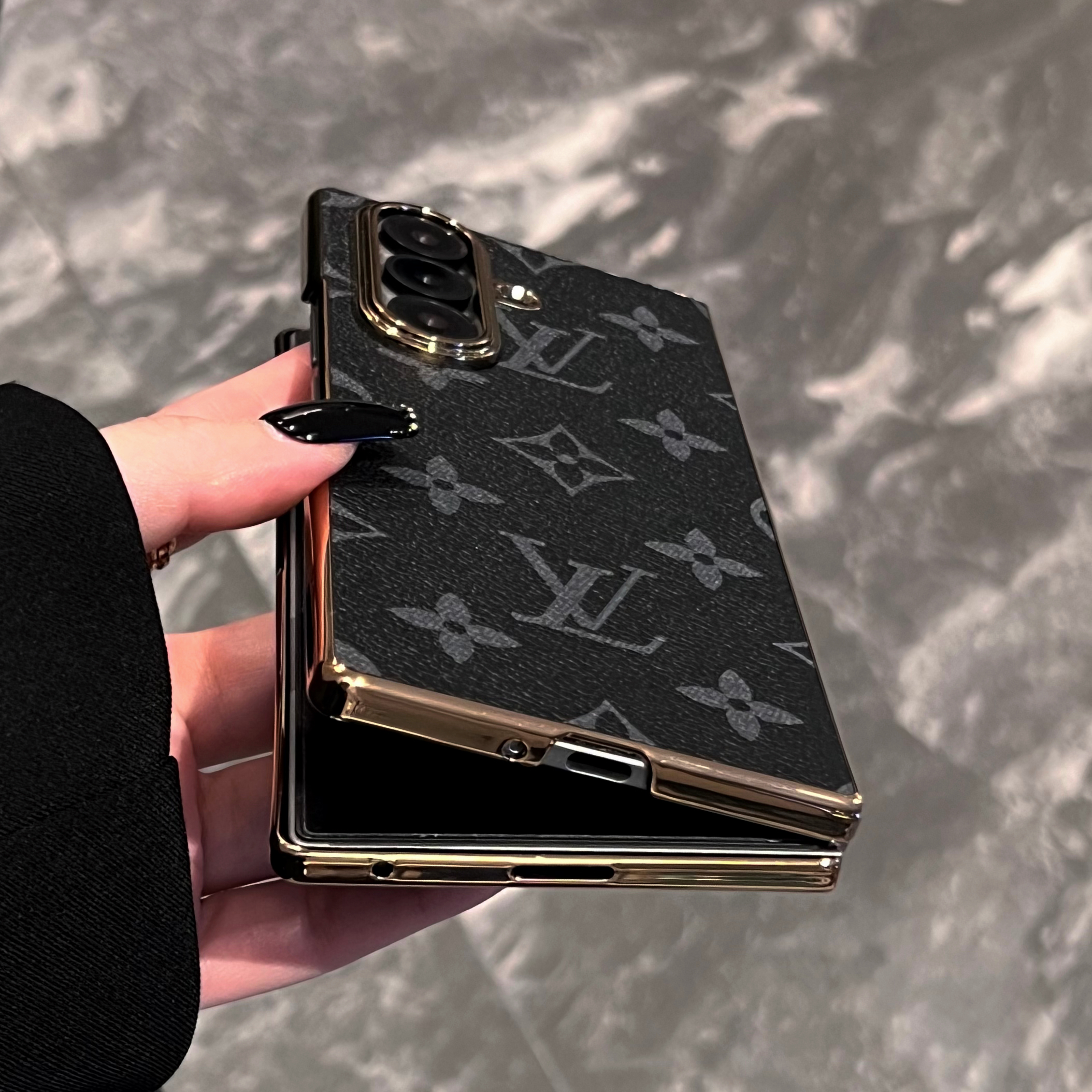 High-quality Monogram Samsung Galaxy Z Fold Series Case-GELV104