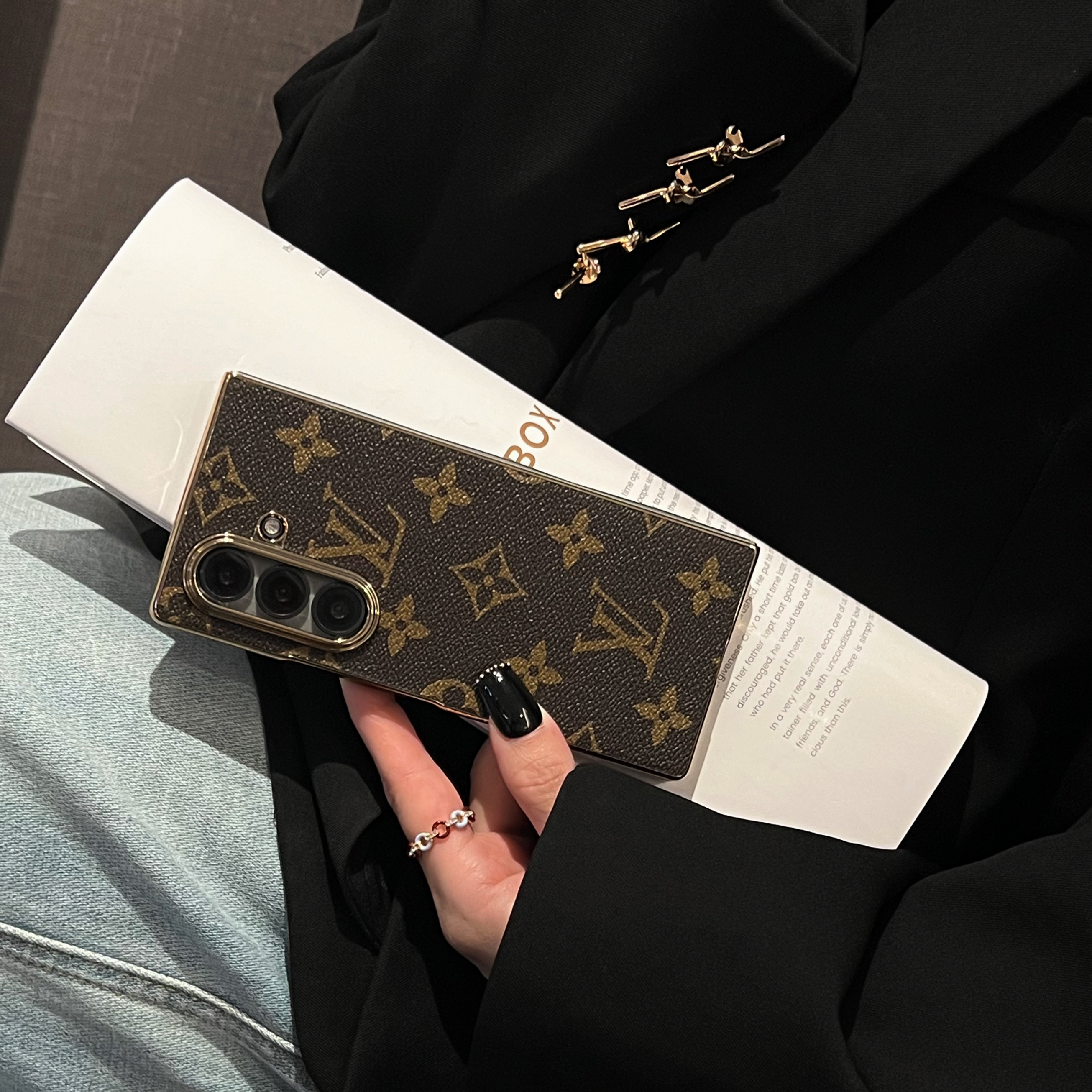 High-quality Monogram Samsung Galaxy Z Fold Series Case-GELV104