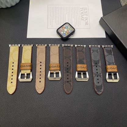 Leather C  Apple Watch Band Black-YHK244221710-GTOCASE