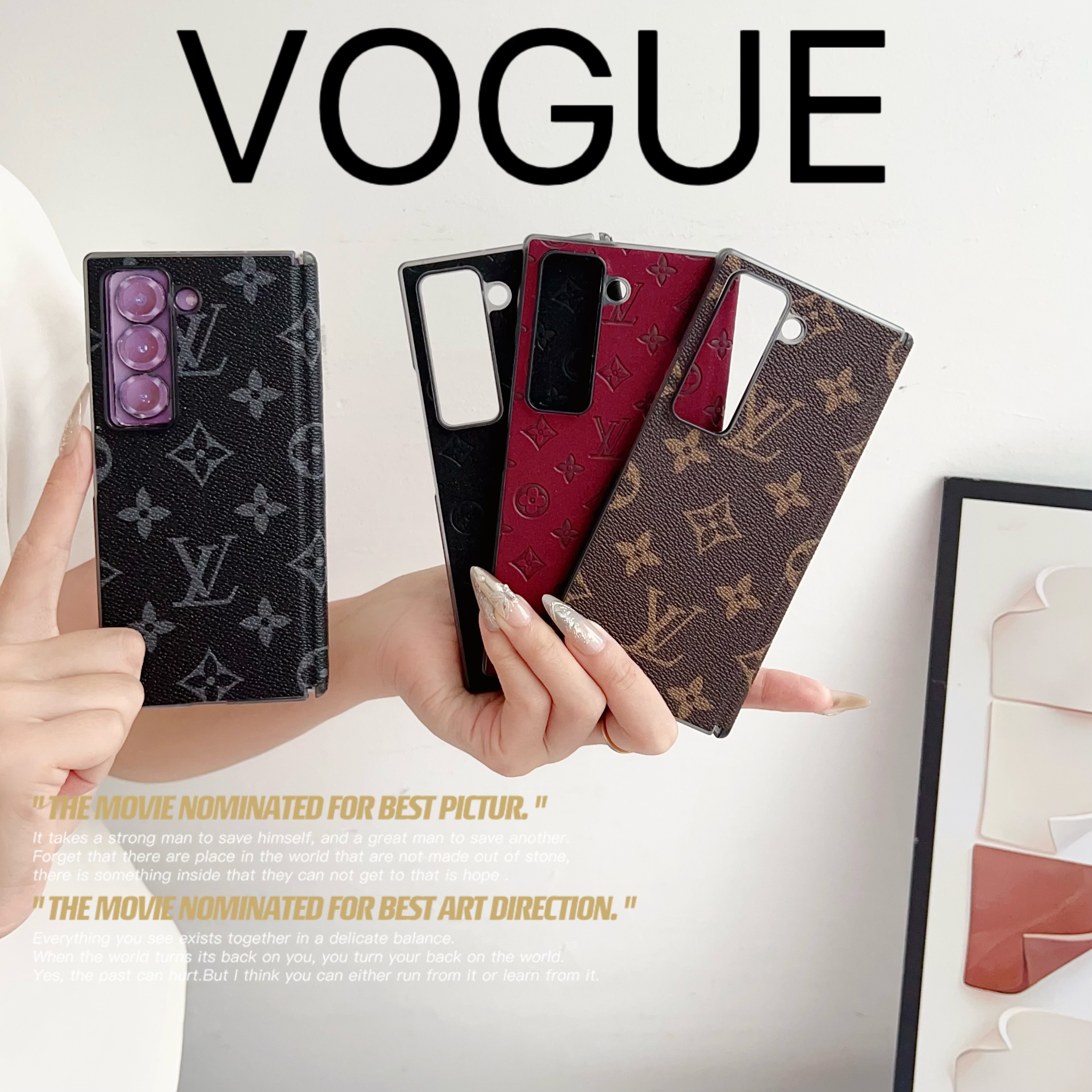 Classic Monogram Samsung Galaxy Z Fold Series Case-GELV115