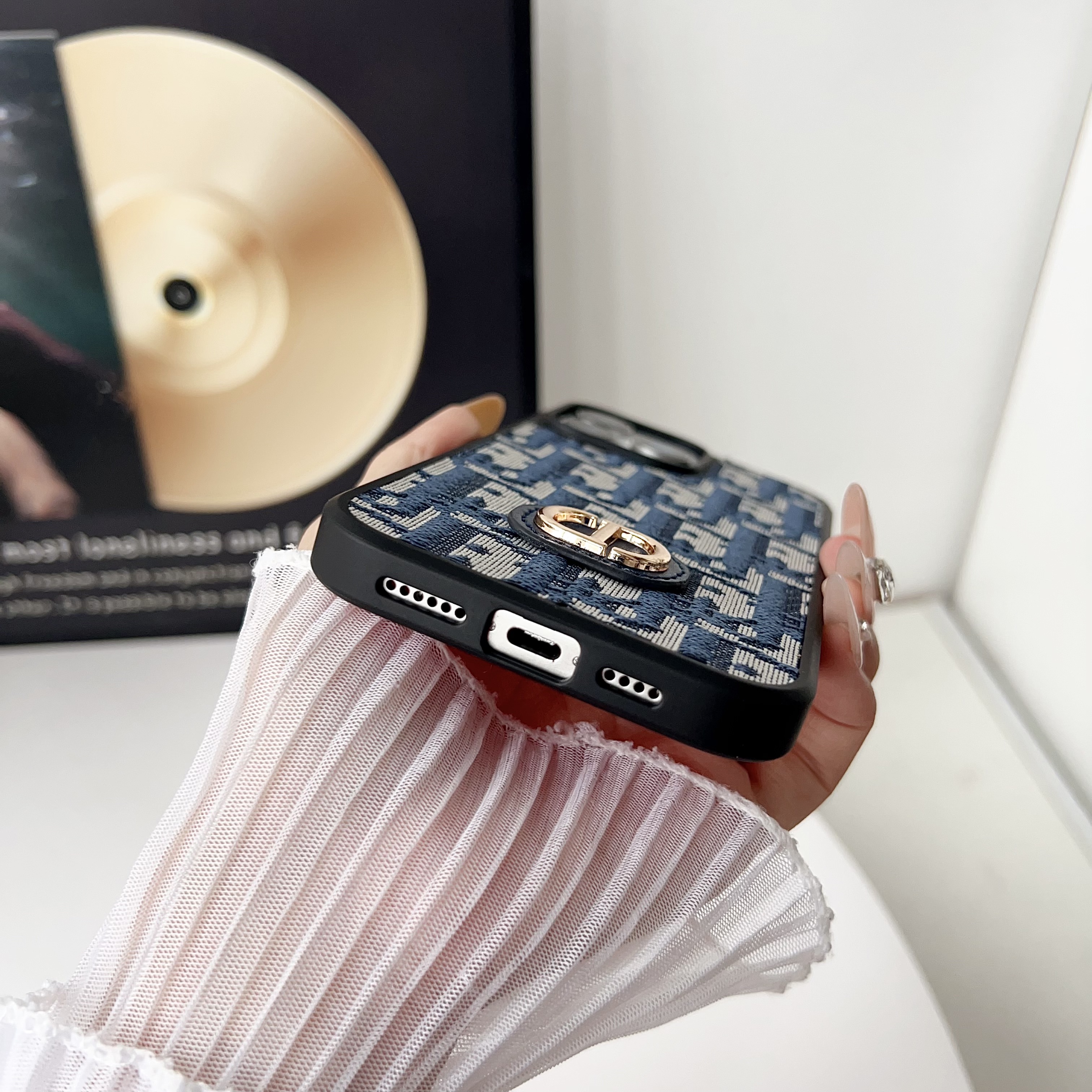 Classic CD iPhone Case Black-JDK251827