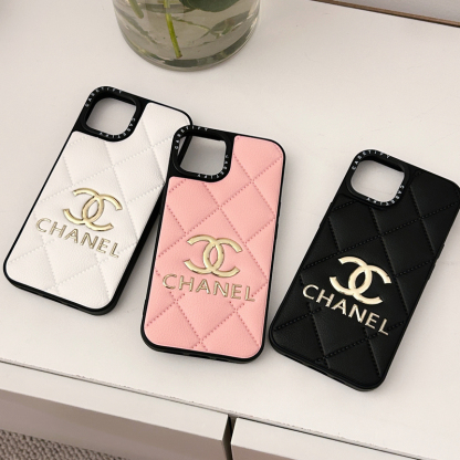 Leather CC iPhone Case Black-JB240320-GTOCASE