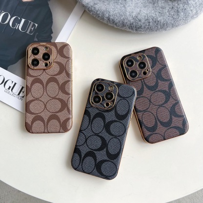 CH  iPhone Case Leather Black -QBK240513-GTOCASE