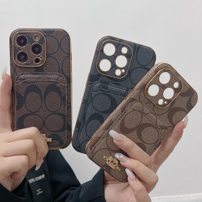 CH  iPhone Case With Card Holder Black  -KB241651-GTOCASE
