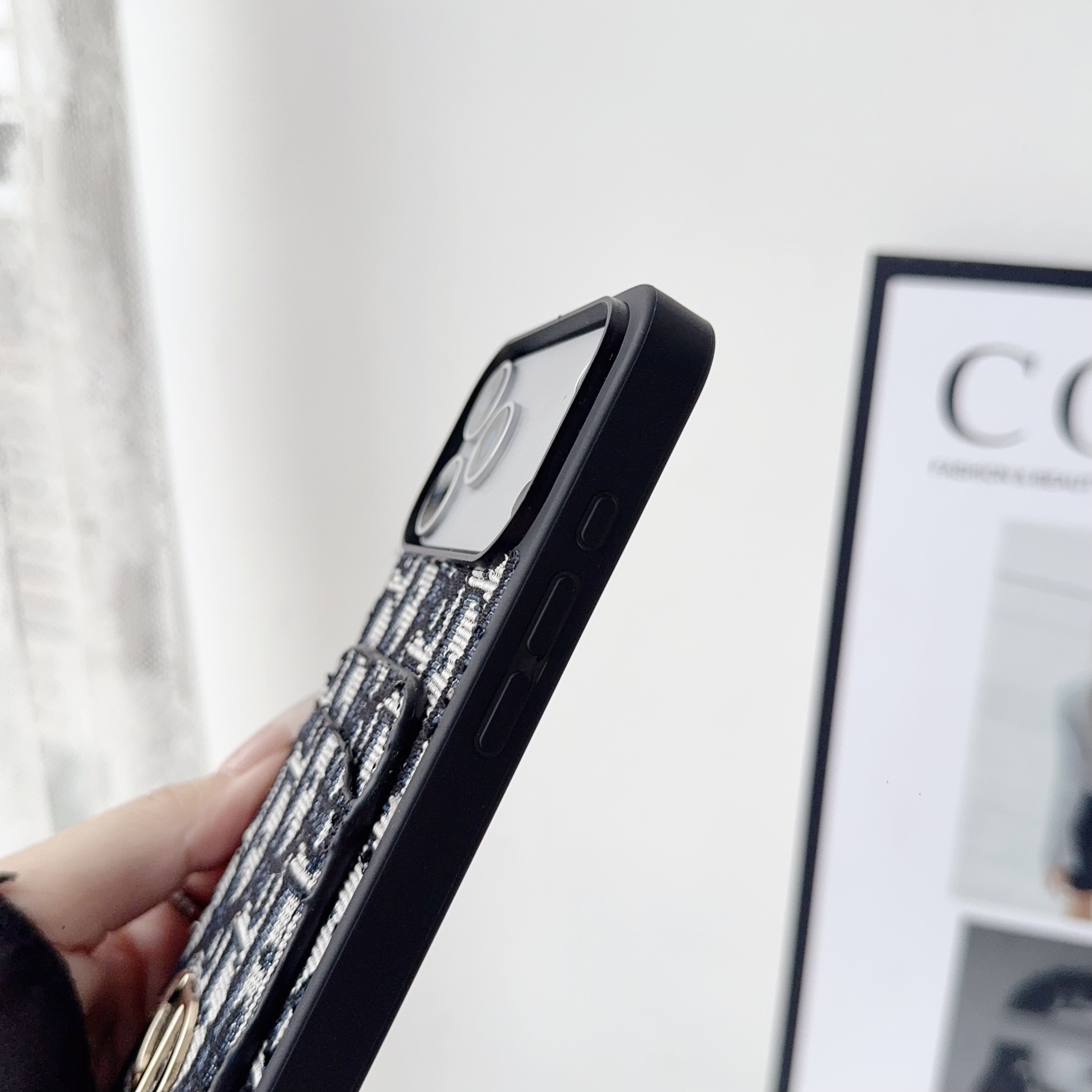 CD iPhone Case With Card Holder -SKD251204