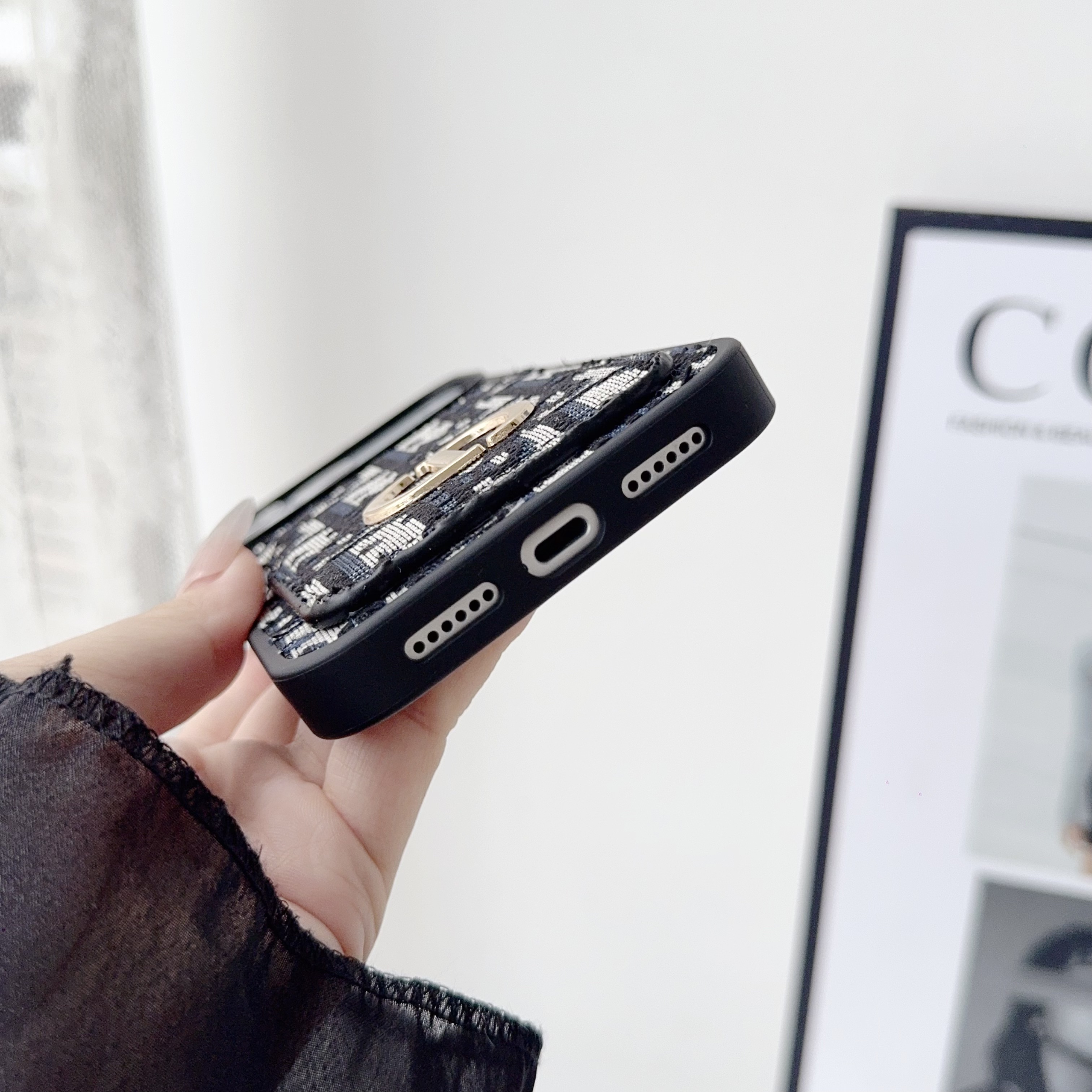 CD iPhone Case With Card Holder -SKD251204