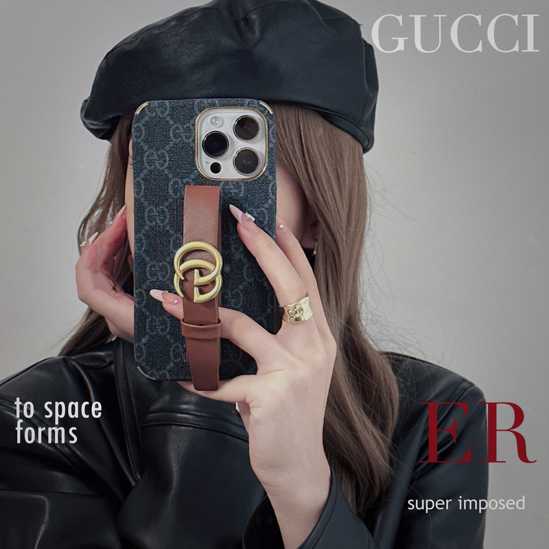 GG iPhone Case With Holder Black -SW240330-GTOCASE