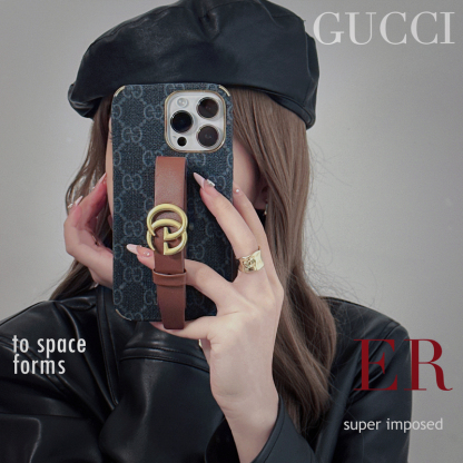 GG iPhone Case With Holder Black -SW240330-GTOCASE
