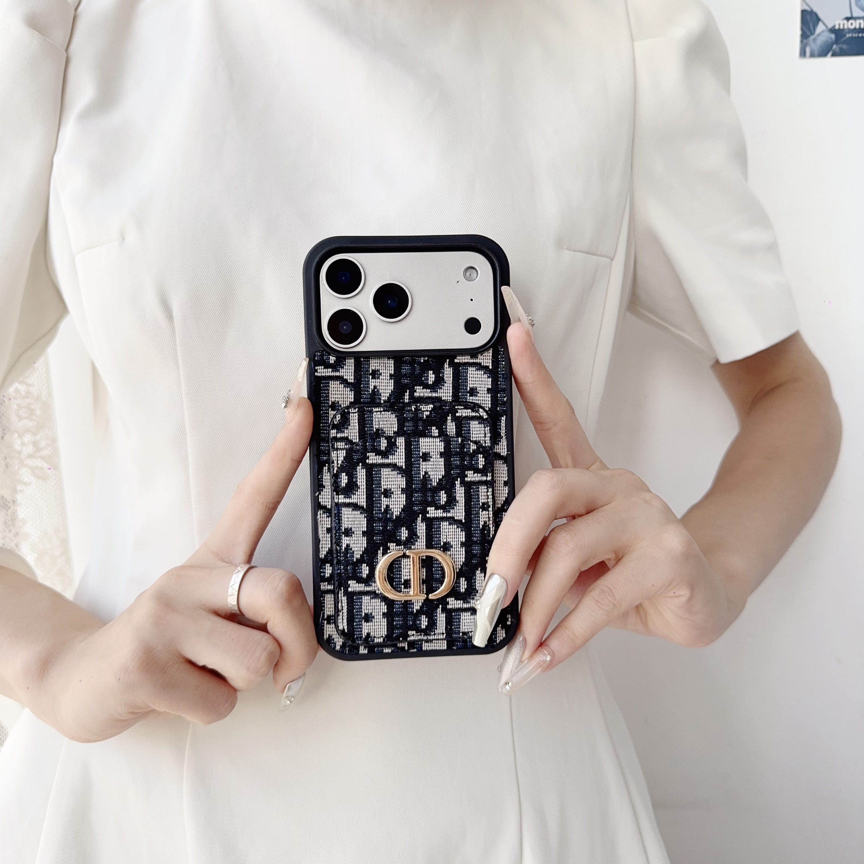CD iPhone Case With Card Holder -SKD251204