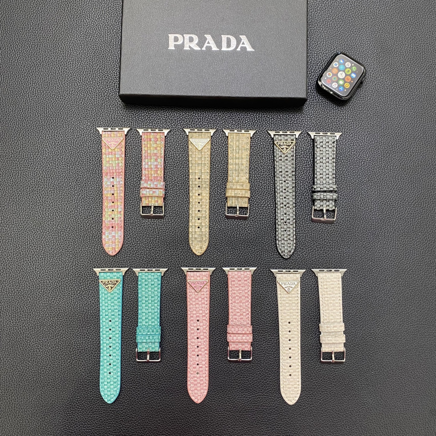 Knit PR Apple Watch Band Pink-BZK240509-GTOCASE