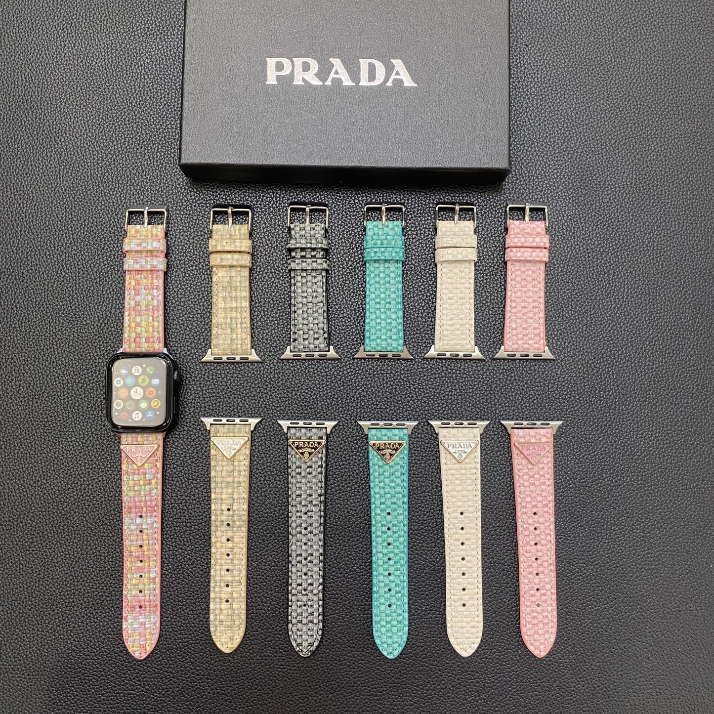 Knit PR Apple Watch Band Pink-BZK240509-GTOCASE