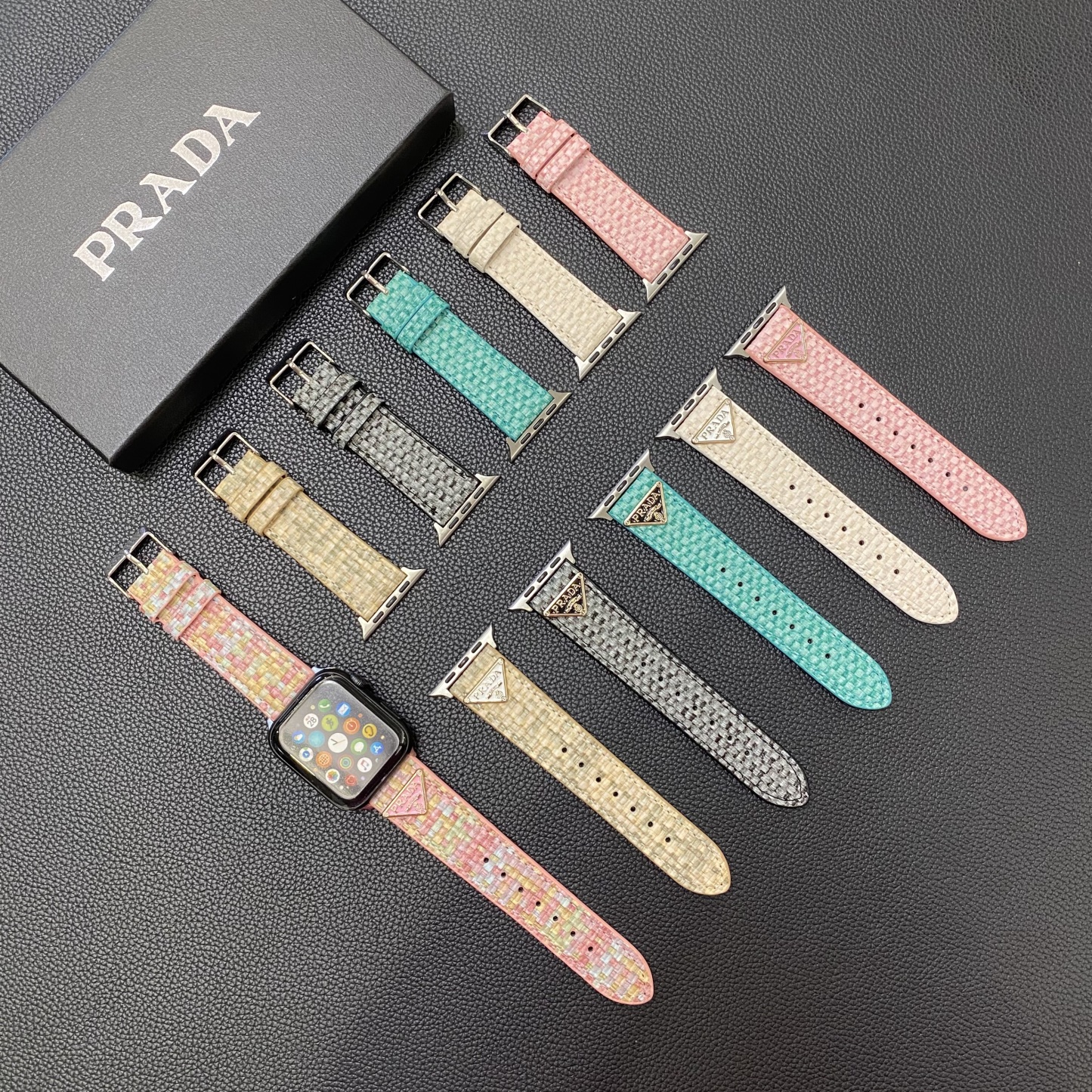 Knit PR Apple Watch Band Pink-BZK240509-GTOCASE