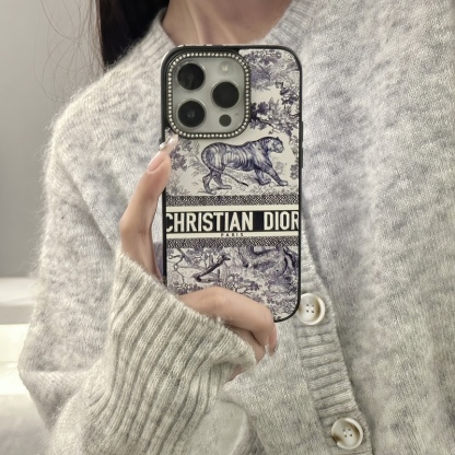 Leather CD iPhone Case-LH231227-GTOCASE