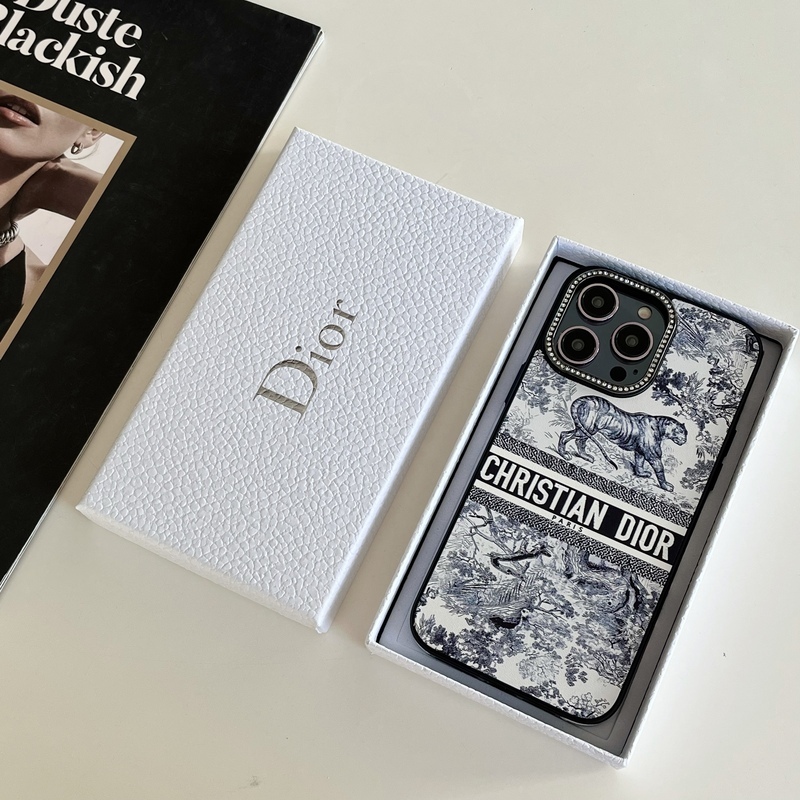 Leather CD iPhone Case-LH231227-GTOCASE