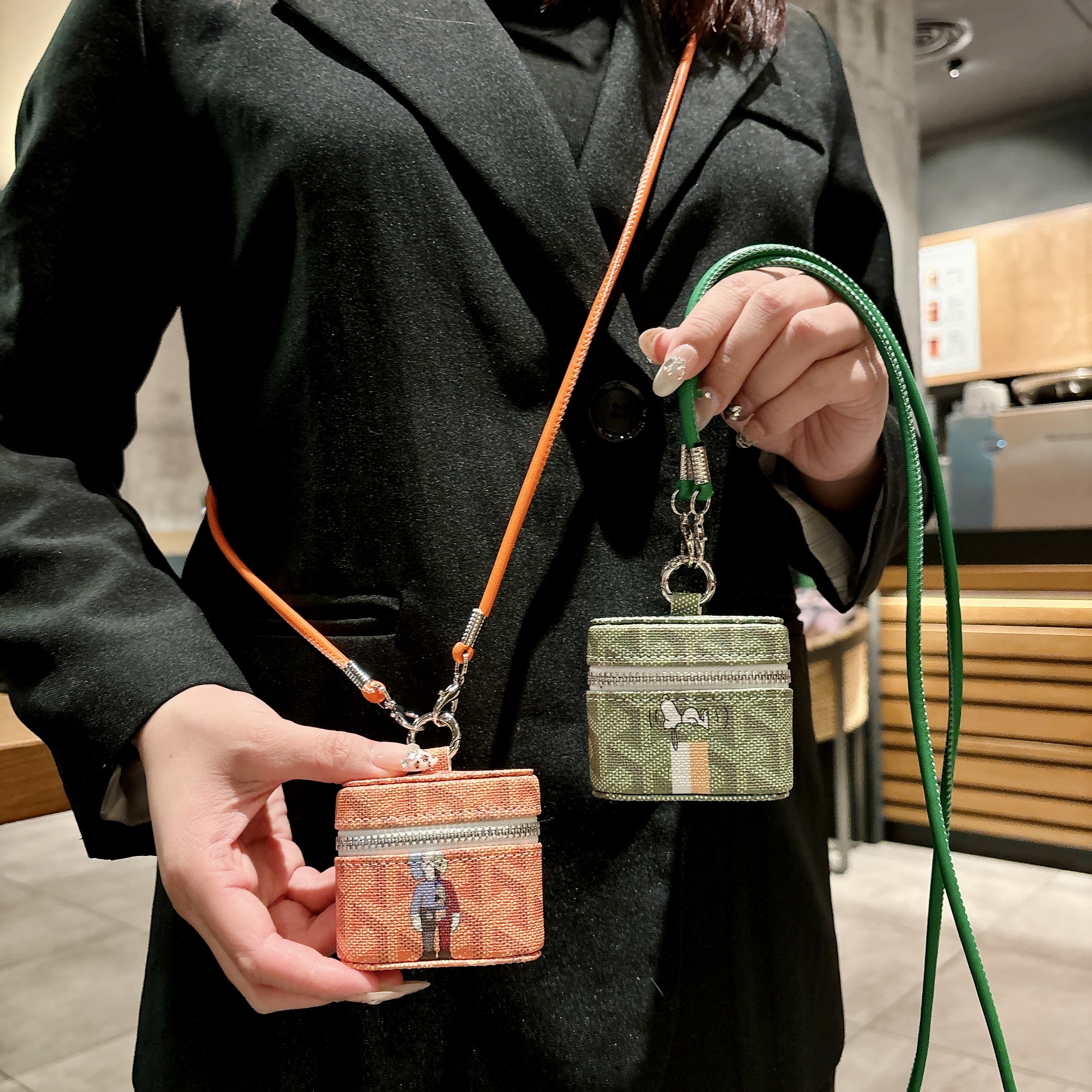 Leather GD AirPods Cases Pink-GEGD136