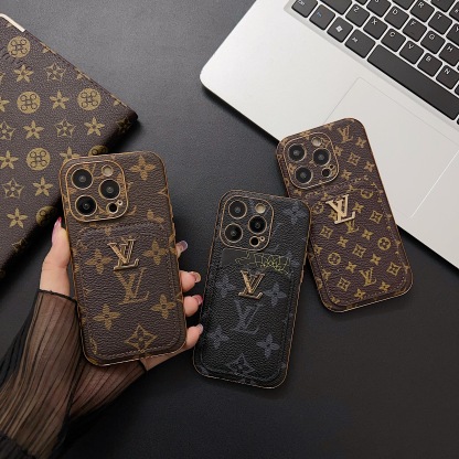 Classic Monogram iPhone Case With Card Holder -Big printing-CHD231124-GTOCASE