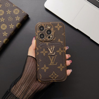 Classic Monogram iPhone Case With Card Holder -Big printing-CHD231124-GTOCASE