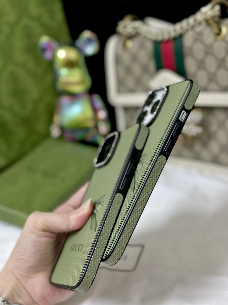 GG iPhone Case Green -ZSK240330-GTOCASE