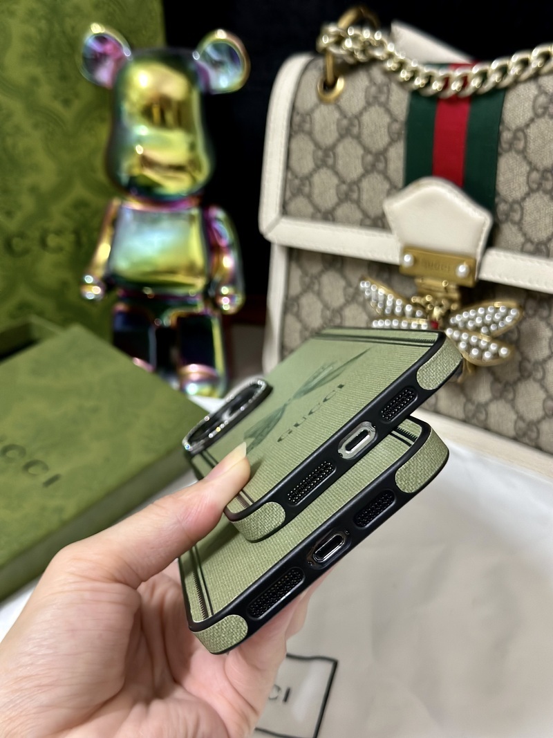 GG iPhone Case Green -ZSK240330-GTOCASE