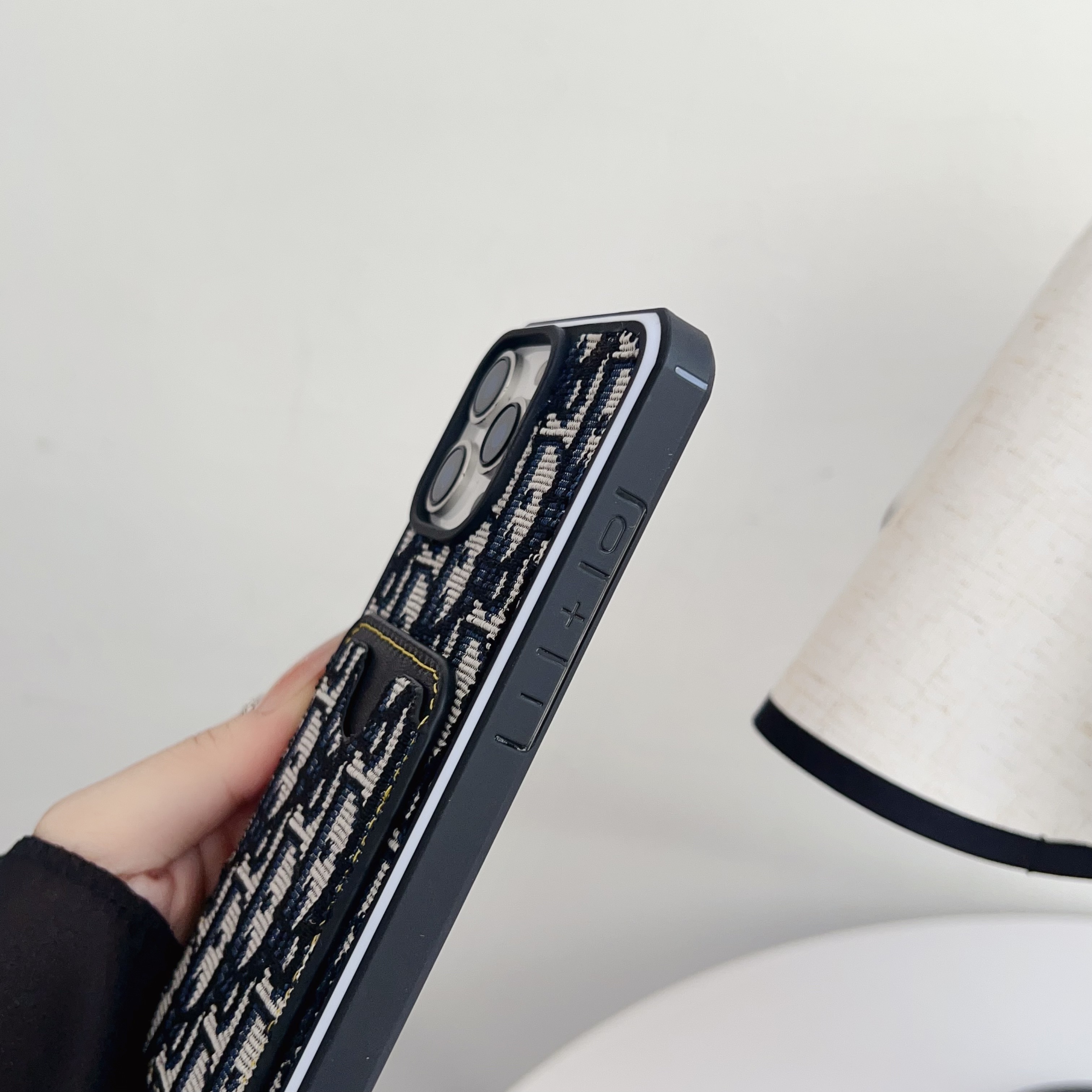 Fabrics CD iPhone Case With Card Holder -CKK251217