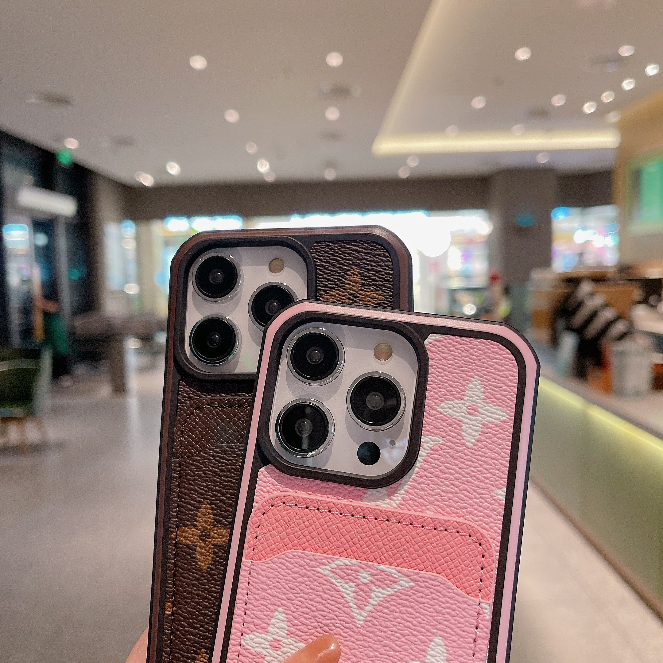 ルイヴィトン iPhone 14pro 手帳型 ケース モノグラムリバース ルイ