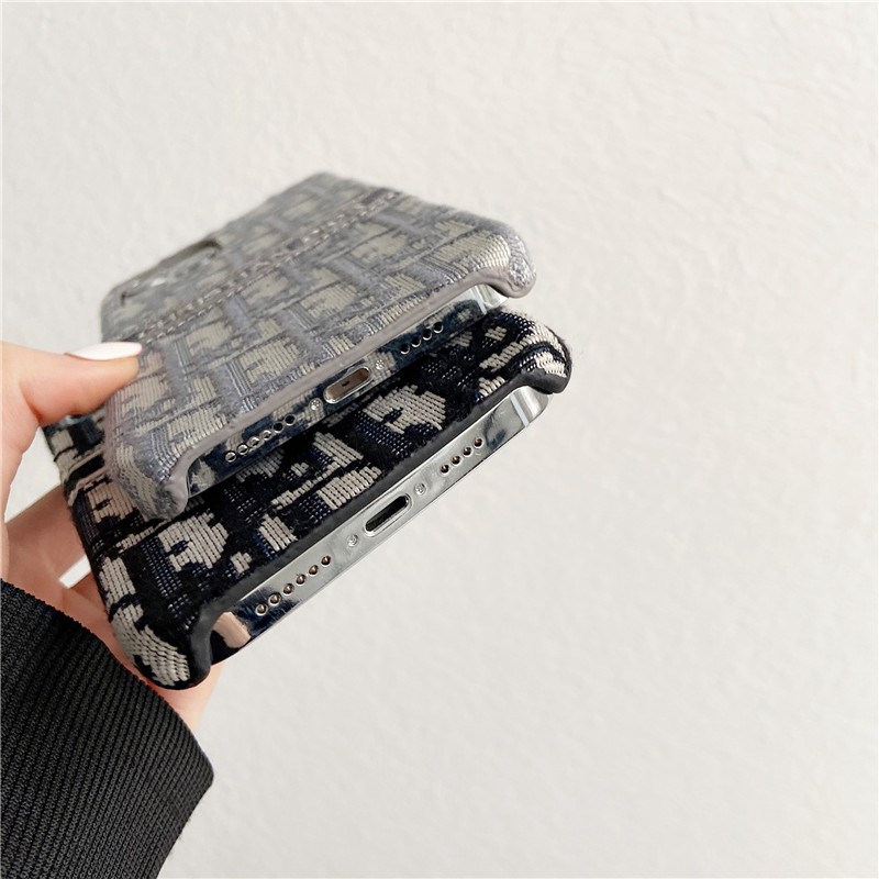 Fabric Art CD iPhone Case Black-JDW251023