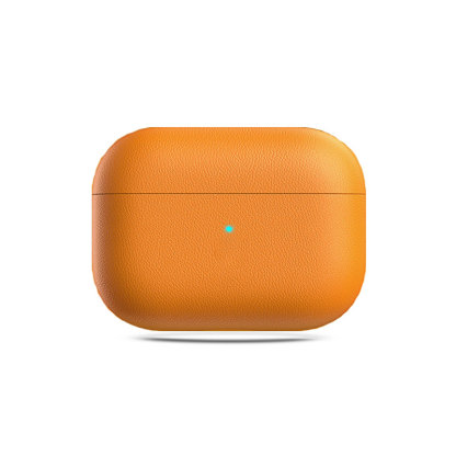 Leather Case For AirPods Pro Orange-CSK241104-GTOCASE