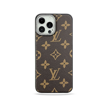 Leather Monogram iPhone Case-LHZ231213-GTOCASE