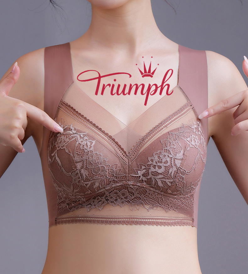 Triumph – Bezšvová čipkovaná sťahovacia podprsenka [trojdielna súprava]