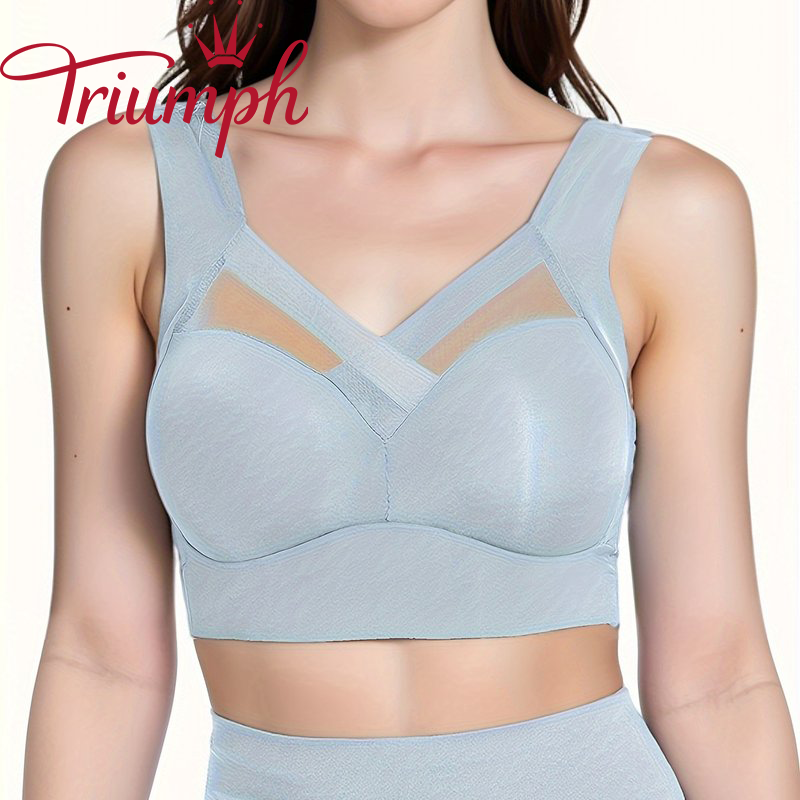 Triumph - 3 db 💥Vezeték nélküli hálós sportmelltartó[M-6XL]