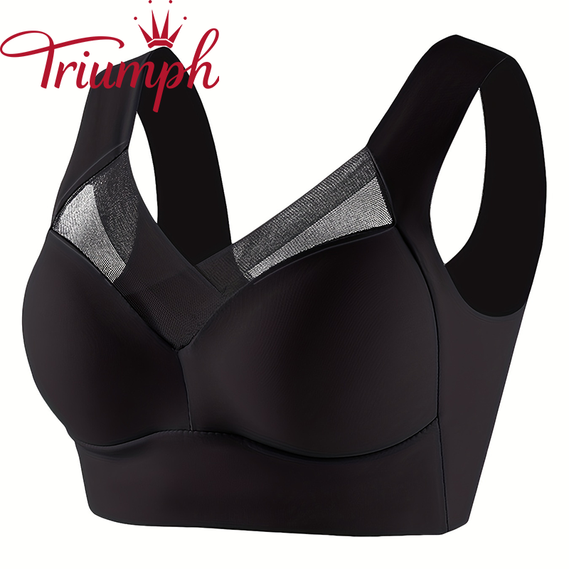 Triumph - 3 db 💥Vezeték nélküli hálós sportmelltartó[M-6XL]