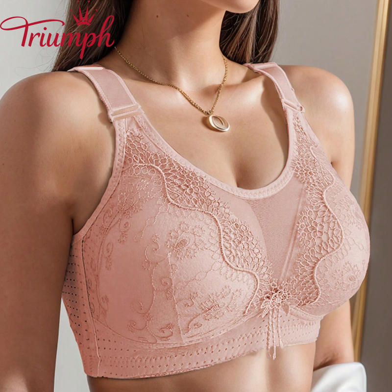 Triumph - Biustonosz bez fiszbin z cienką miseczką i zapobiegający zwiotczeniu[75A-110E]