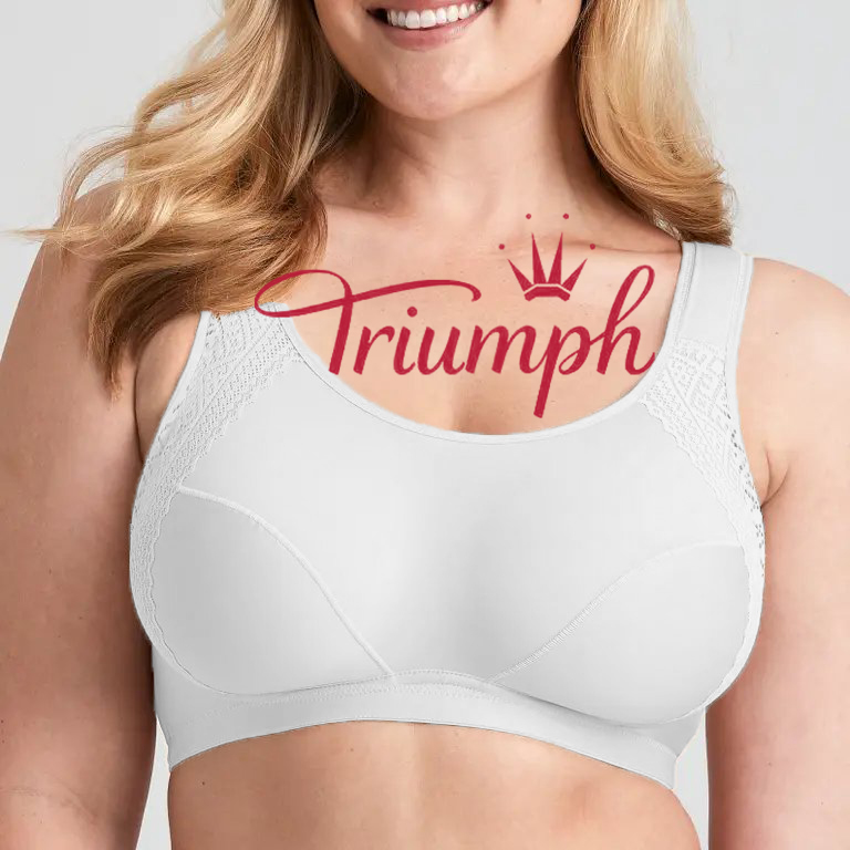 Triumph® – 👑3 darab ✨✨70% kedvezménnyel💝Nagy méretű mikroszálas virágos hímzett melltartó [75A-120F]