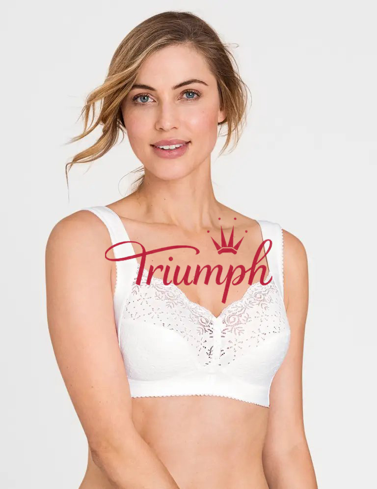 Triumph - 3db-os készlet 🔥Hímzett teljes testű komfort melltartó