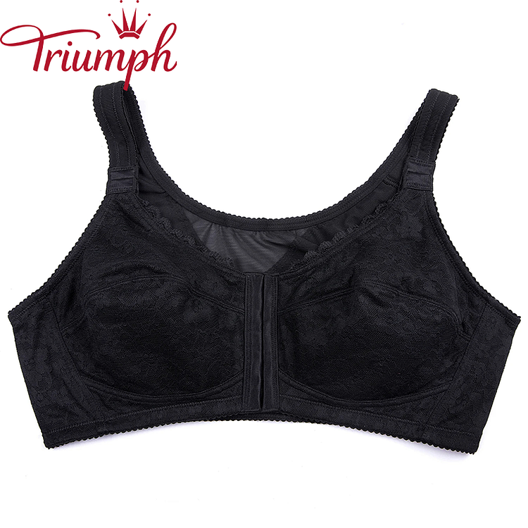 Triumph - női pamut csipkés háttámasztó melltartó【M-6XL】