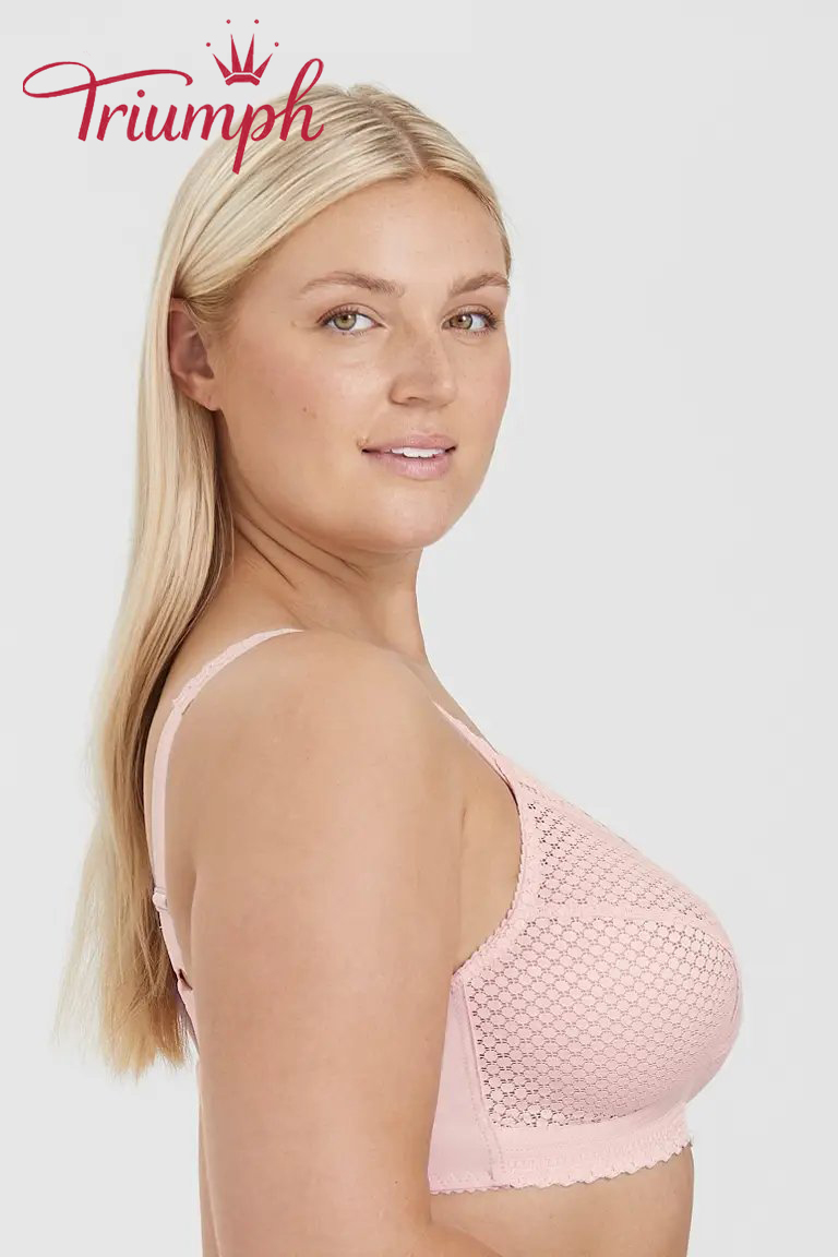 Triumph - 3 csomagos (75A-120F) 💝 Kényelmes puha csipke melltartó