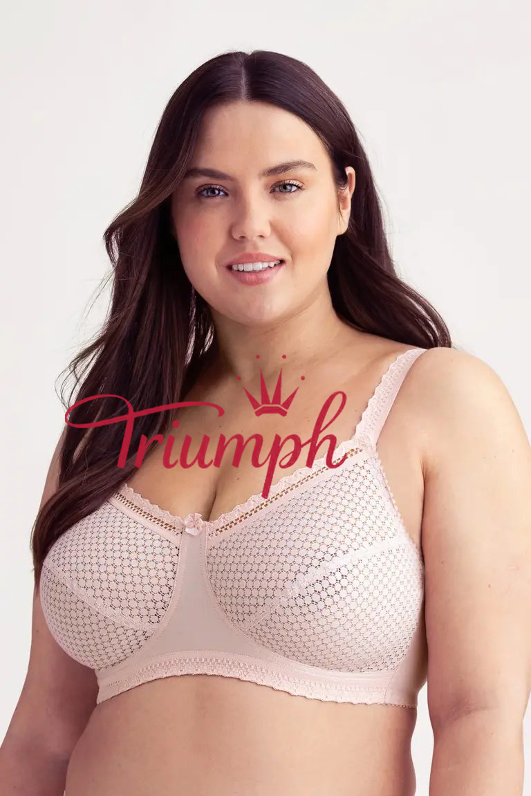 Triumph - 3 csomagos (75A-120F) 💝 Kényelmes puha csipke melltartó