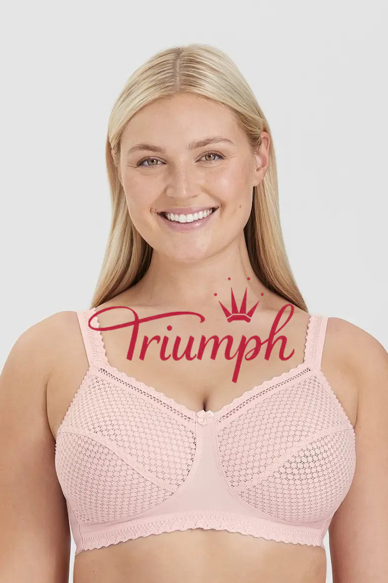 Triumph - 3 csomagos (75A-120F) 💝 Kényelmes puha csipke melltartó