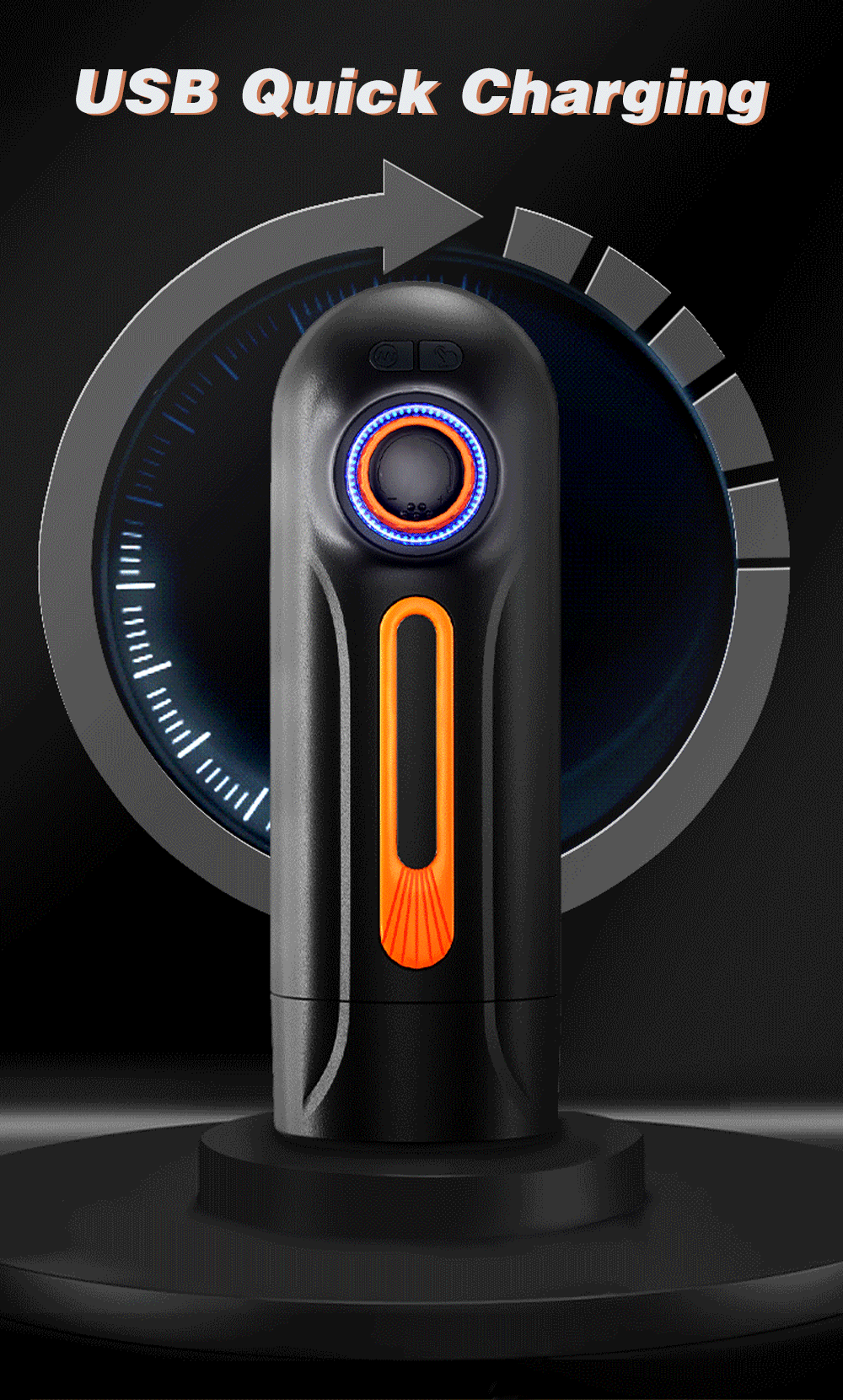 10 Thrusting 10 Vibrating 3 Sucking Heating Male Masturbator
