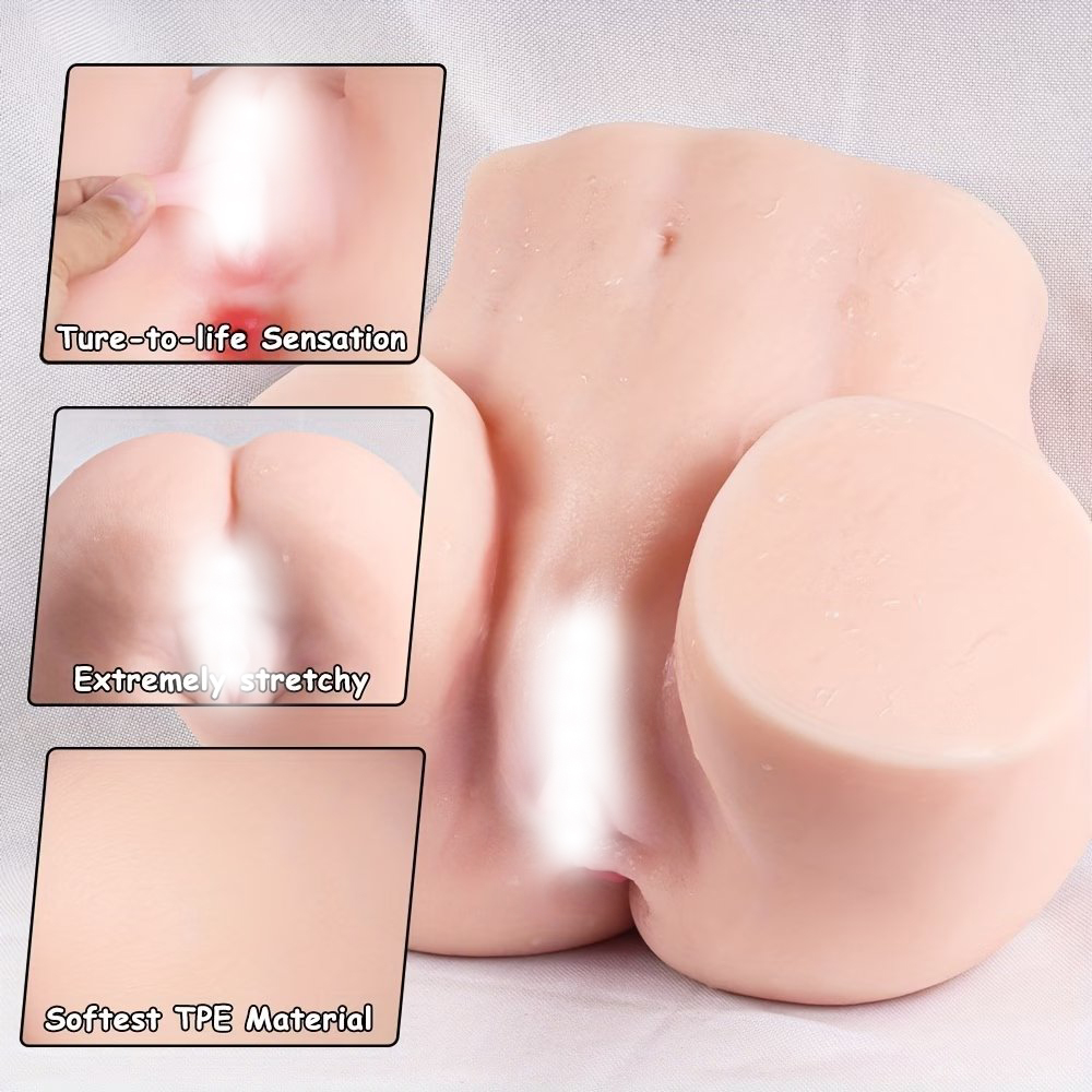 Automatikus férfi maszurbátor 5 szívó- és 7 vibrációs móddal – Realisztikus punci-/anális hüvely 3D belső csatornával – 6,6 font súlyú vibráló felnőtt játék