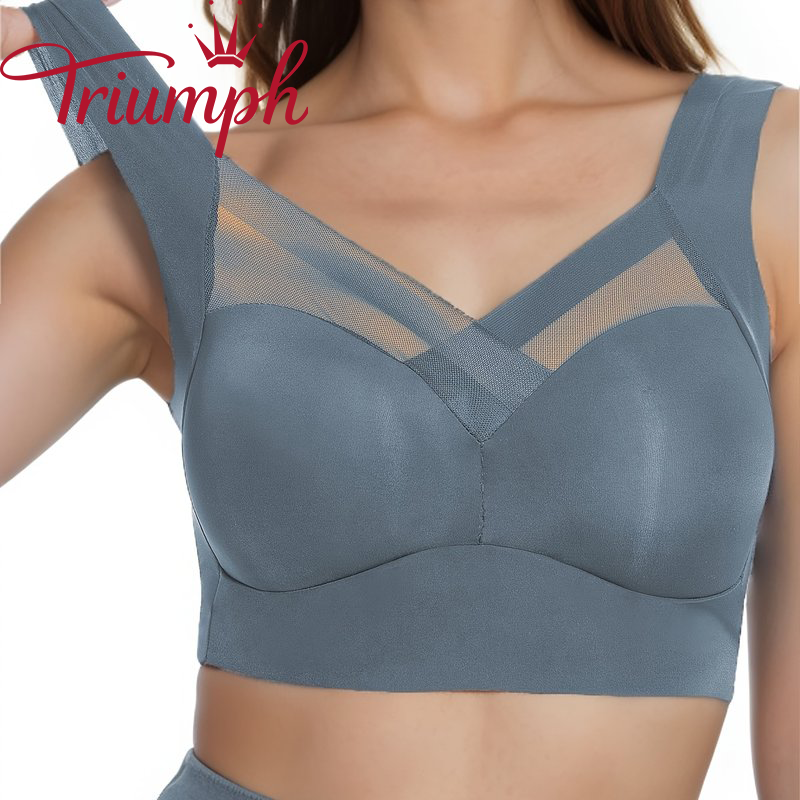 Triumph - 3 db 💥Vezeték nélküli hálós sportmelltartó[M-6XL]