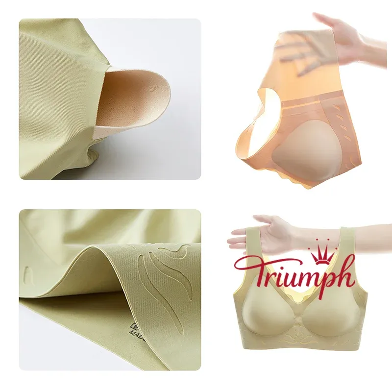 Triumph - 3 пакета 💥Безшевен дишащ сутиен за сън [75A-110F]