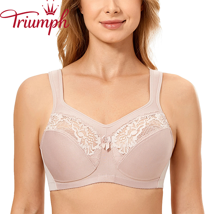 Triumph - (3 buc)Sutien fără fir din bumbac pur respirabil