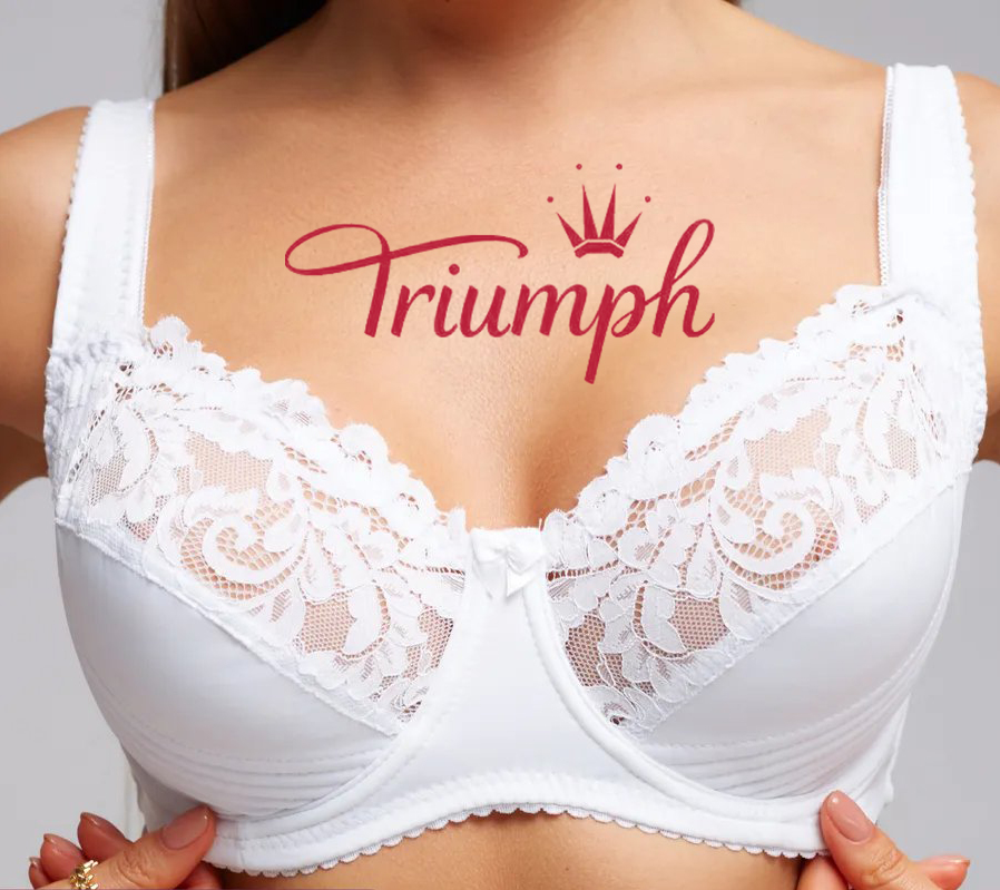 Triumph® 3-pak 💖50% zniżki✨2025 Nowy koronkowy wygodny biustonosz w dużym rozmiarze [75A-120H]